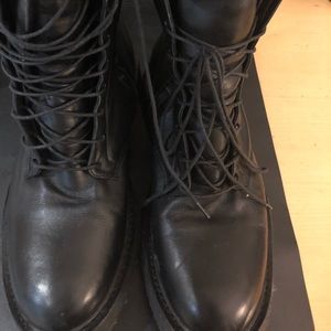 Balmain Moto boot with wool inside